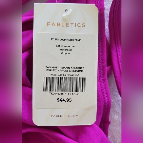 Fabletics Melanie Seamless Tank Size M - Picture 4 of 9